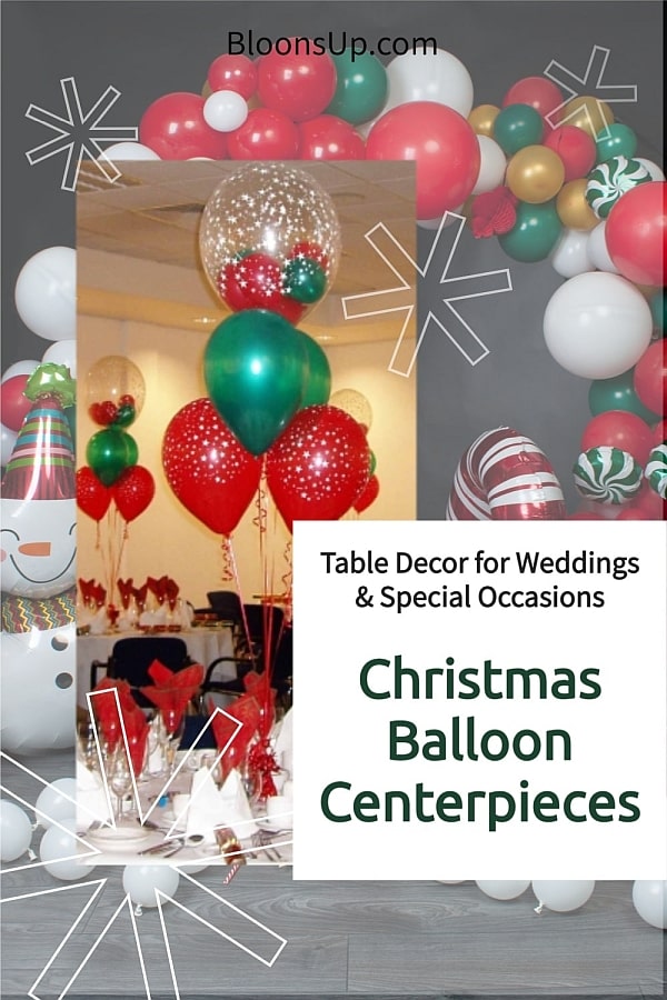 Christmas Balloon Centerpieces | DIY Party and Wedding Decor