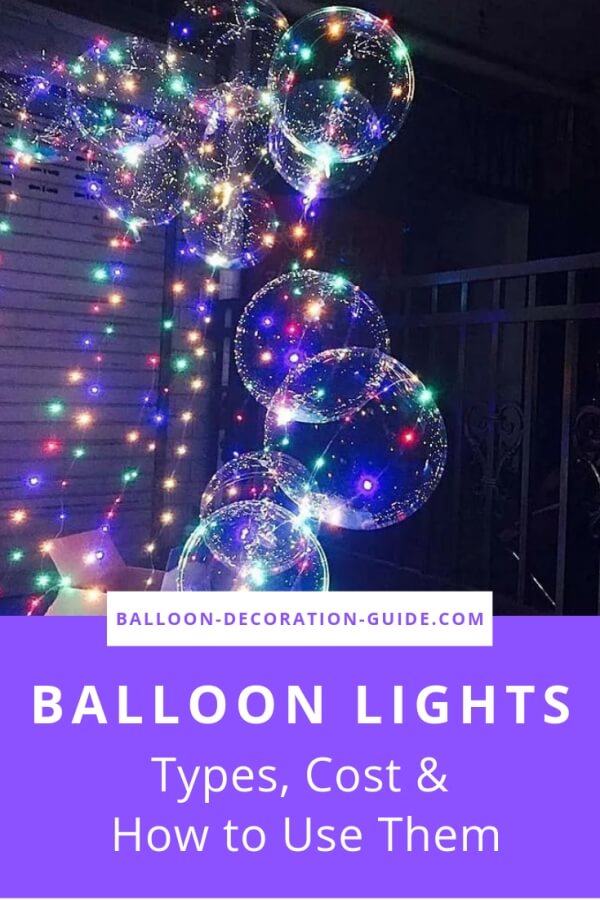 White LED Lights for Balloons Wedding Send Off Party Decorations