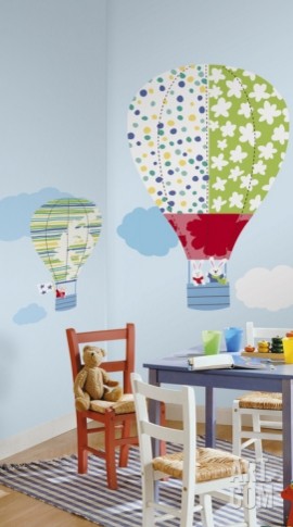 hot air balloon nursery ideas