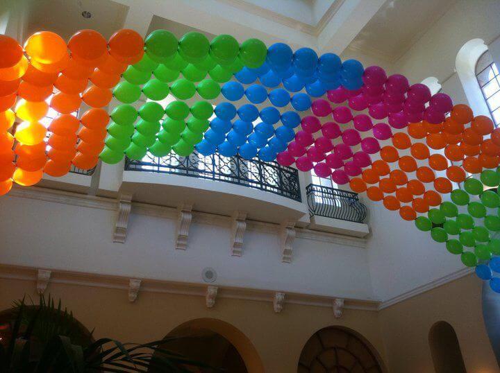 Latex Balloons Balloon Decoration Ideas Without Helium